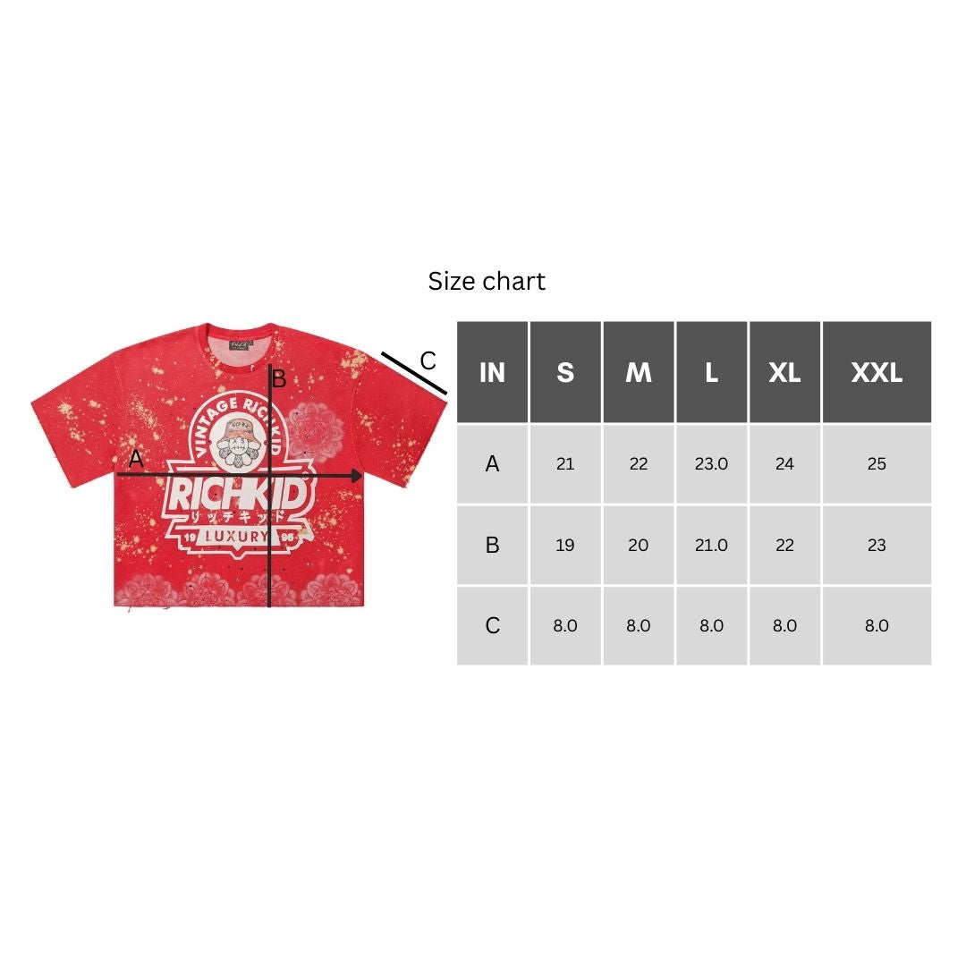Red Crewneck Rhinestone