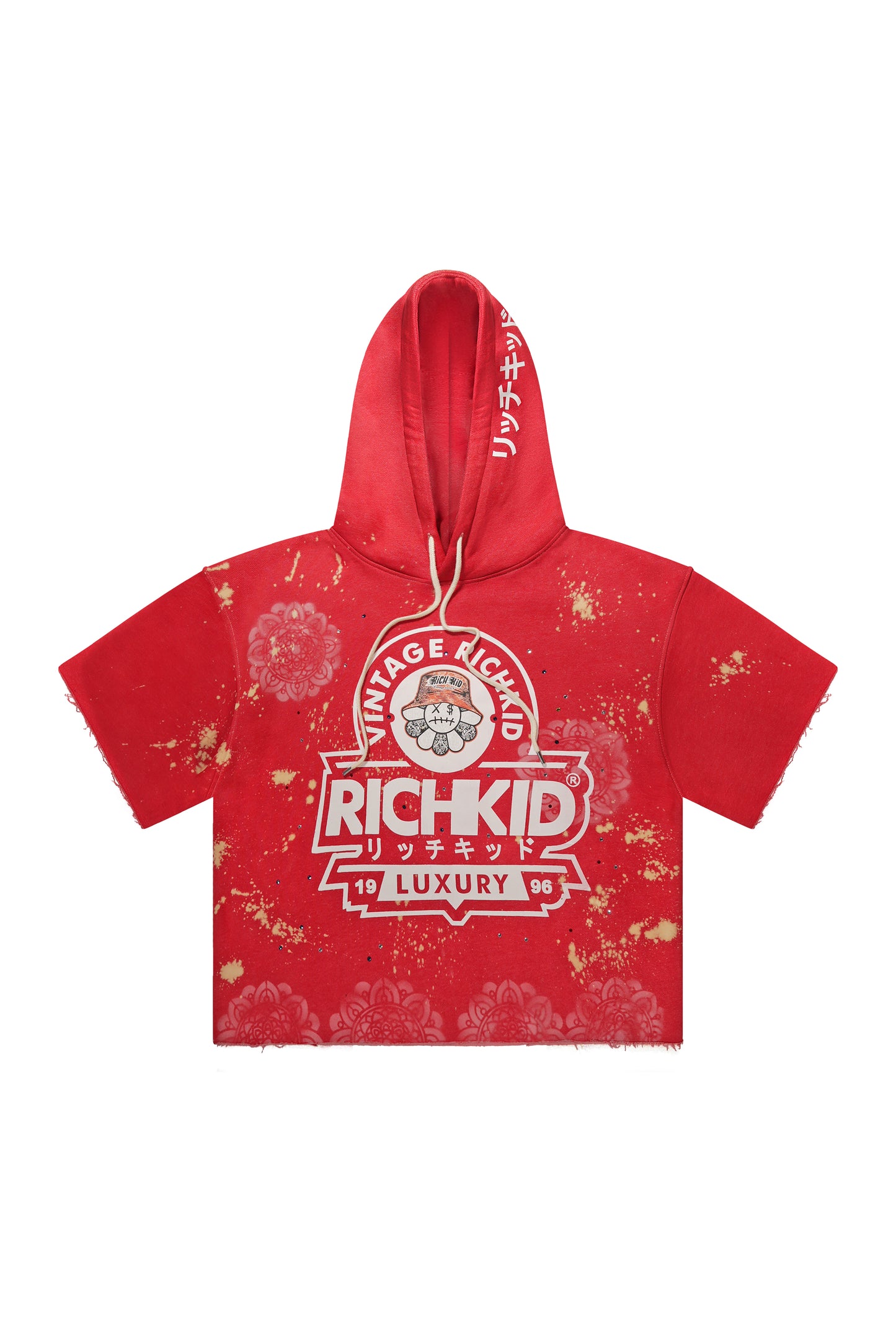 Red Rhinestone Hoodie