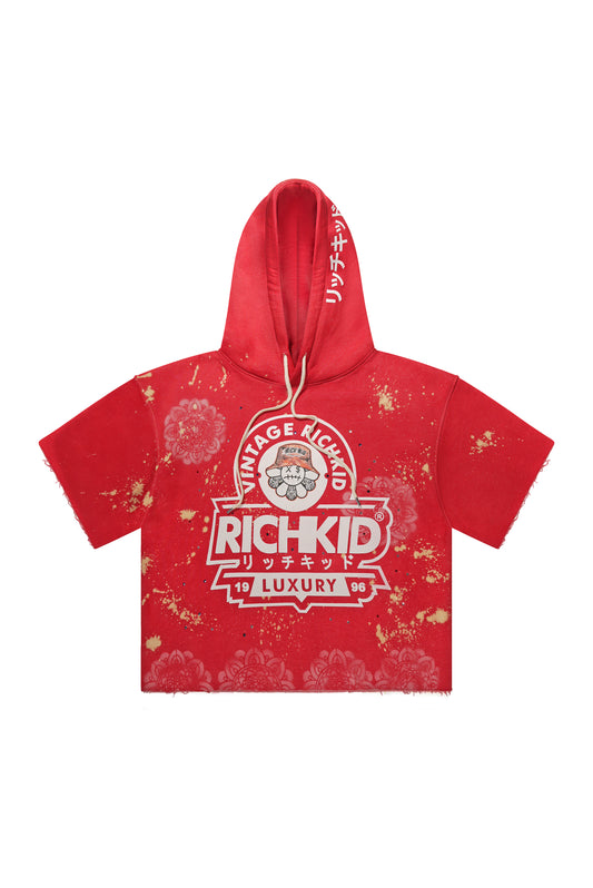 Red Rhinestone Hoodie
